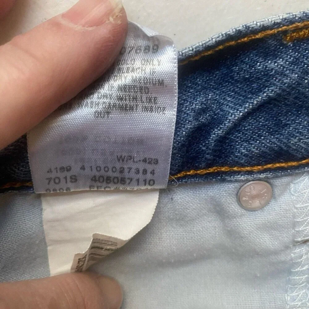 Levis‎ 505 Regular Fit Jeans Mens W36 L30 Blue Denim